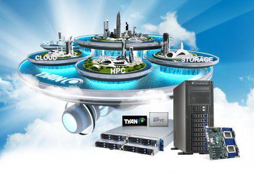 tyan在2021在线展览展示支持amd epyc处理器的新款服务器